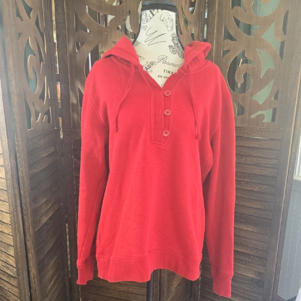 Eddie Bauer Red Women's‎ Pullover Hoodie